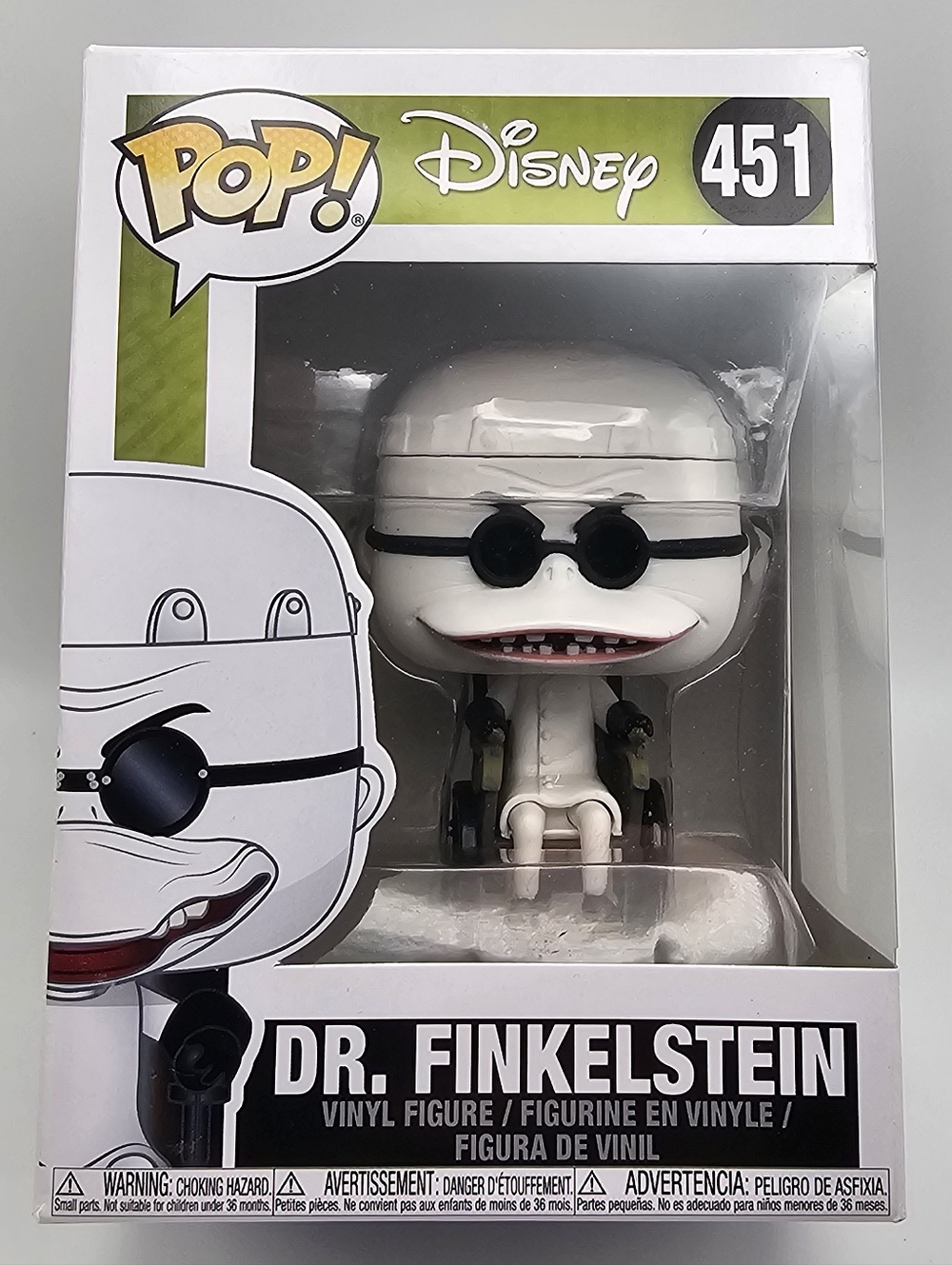 Pop! Disney Dr. Finkelstein #451 Vinyl Figure - White